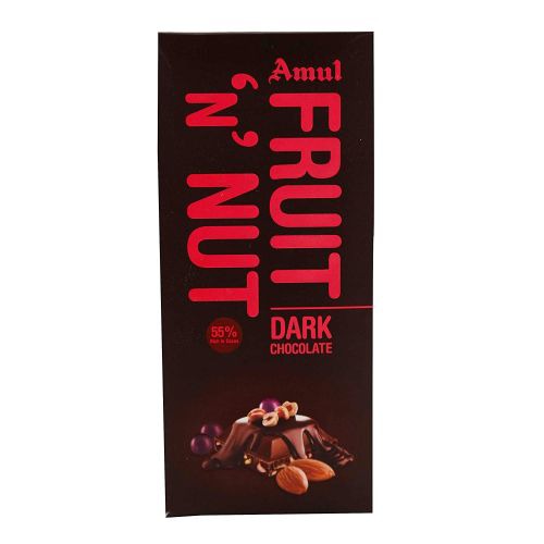 Amul Dark Chocolate Bar - Fruit N Nut, 150gm