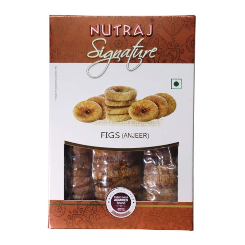 Nutraj Signature Dried Figs (Anjeer) 400gm - Vacuum Pack