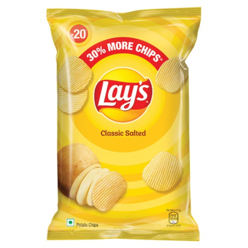Lay's Classic Salted Flavor Potato Chips 100gm