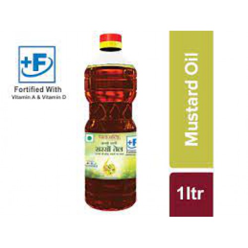 Patanjali Mustard Oil, 1 L Bottle