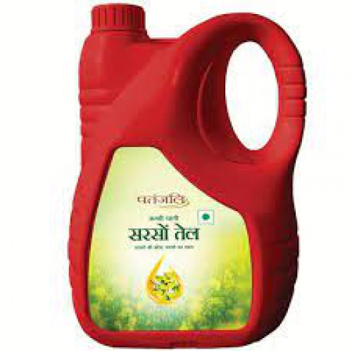 Patanjali Fortified Mustard Oil 5 L Jar