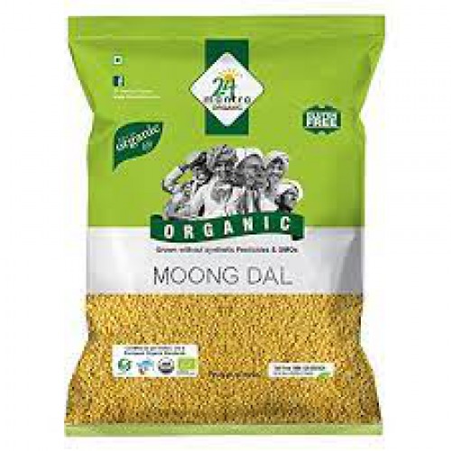 24 Mantra Organic Moong Dal (Dhuli)  500gm
