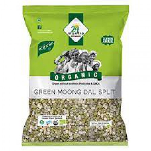 24 Mantra Split Organic Moong Dal (Chilka)  500gm