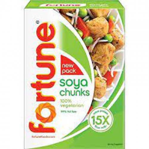 Fortune Soya Chunks, 1 kg Pouch