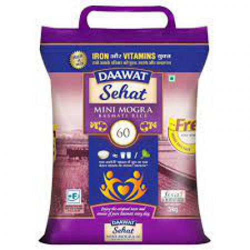 Daawat Sehat Mini Mogra Basmati Rice 5kg