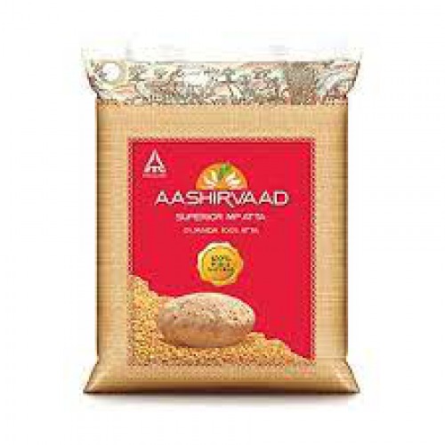 Aashirvaad Atta/Godihittu - Whole Wheat, 10 kg Pouch