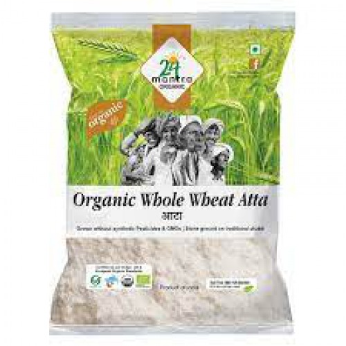 24 Mantra Whole Wheat Organic Atta  5kg