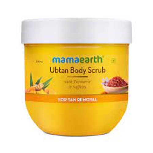 Mamaearth Ubtan with Turmeric & Saffron for Tan Removal Body Scrub   200 g m