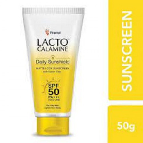 Lacto Calamine Daily Sunshield SPF 50 PA+++ Sunscreen (Matte Look)  150gm