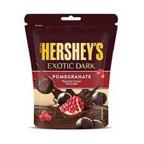 Hersheys Exotic Dark Flavored Center Chocolates - Pomegranate, 33.3 g