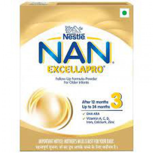 Nestle NAN EXCELLAPRO 3 Powder Follow up Formula (After 12 months - Stage 3)  400gm