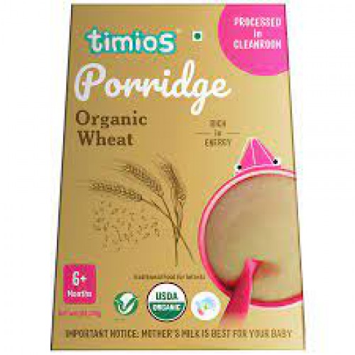 Timios Organic Porridge Baby Cereal (Wheat) 200gm
