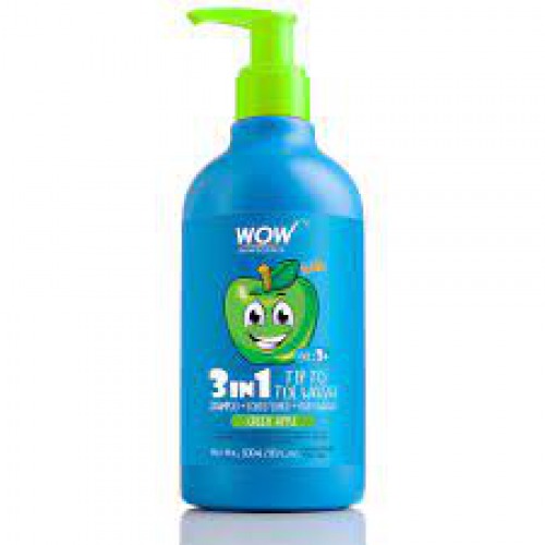 Wow Skin Science Green Apple 3-in-1 Baby Wash 300ml