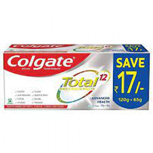 Colgate Total Deep Clean Antibacterial Toothpaste For Whole Mouth Advanced Health For 7 Dental Problems  120gm