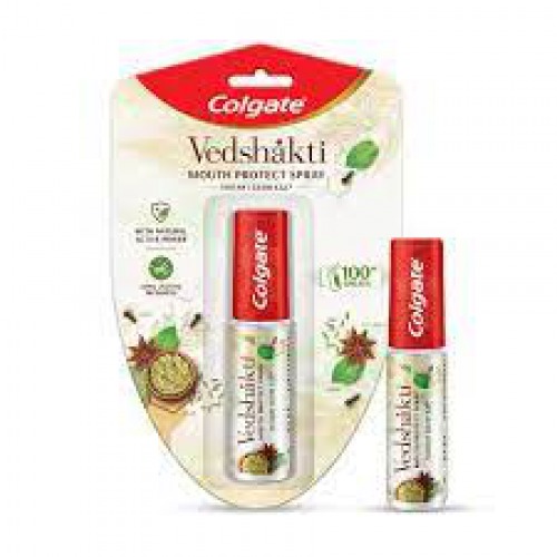 Colgate Vedshakti Protect Mouth Spray Instant Germ Kill With Breath Freshener 10gm