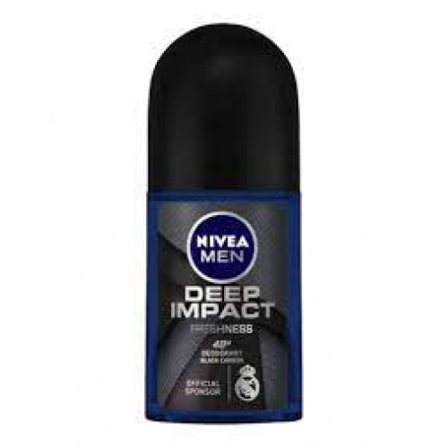 Nivea Men Deep Impact Freshness Roll On Deodorant for Men 50 ml