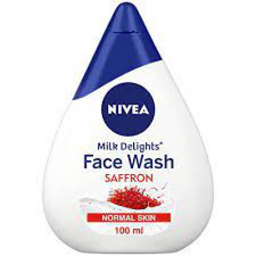 Nivea Milk Delight Saffron Face Wash for Normal Skin 100 ml