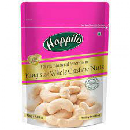 Happilo 100% Premium King size Whole Cashews  200gm
