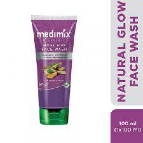 Medimix Natural Glow Sugarcane Ginger Face Wash 100 ml