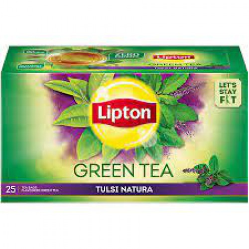 Lipton Tulsi Natura Green Tea Bags  50gm