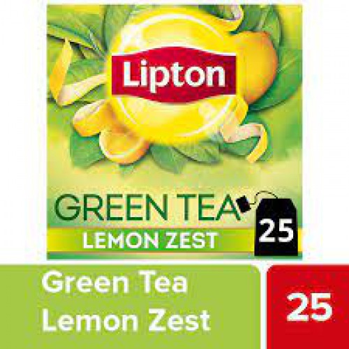 Lipton Lemon Zest Green Tea Bags 40gm