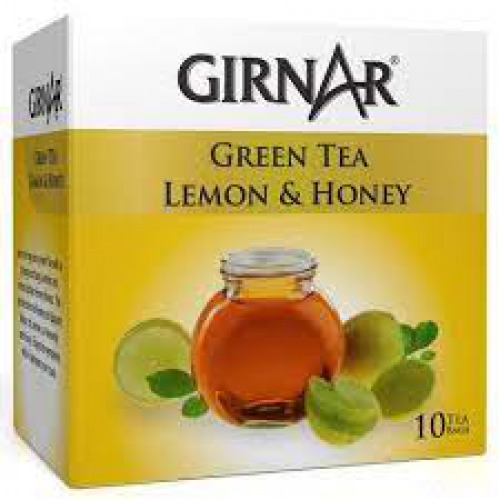 Girnar Lemon & Honey Green Tea Bags 10 pcs 80gm