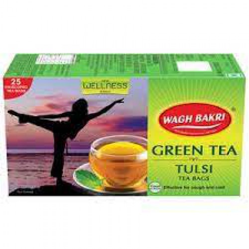 Wagh Bakri Tulsi Green Tea Bags 25 pcs