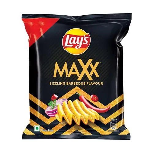 Lay's Maxx Sizzling Barbeque Potato Chips 50gm