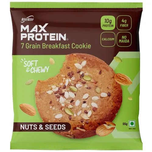 RiteBite Max Protein Nuts & Seeds Cookies 50gm