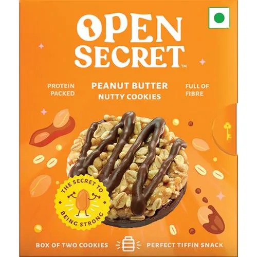 Open Secret Peanut Butter Nutty Cookies 60gm