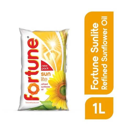 Fortune Sunlite Refind Sunflower Oil 1ltr