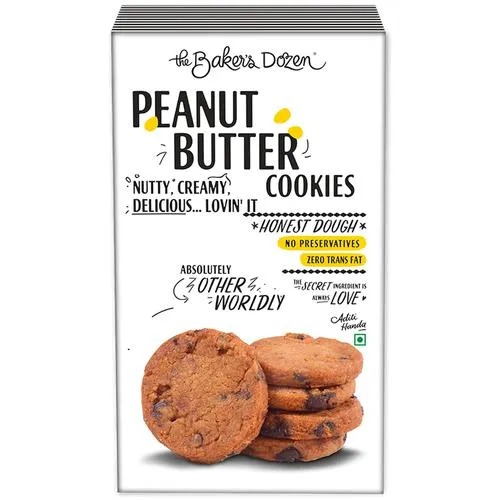 The Baker's Dozen Peanut Butter Fresh Bakery Cookies  100gm