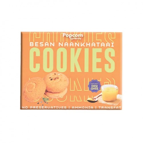 Popcorn & Company Besan Naankhataai Cookies  200gm