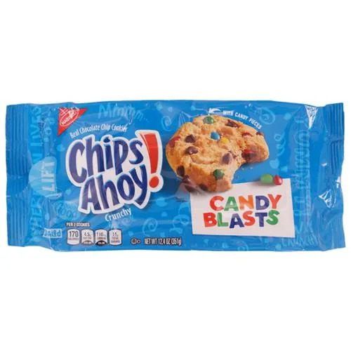 Nabisco Candy Blast Choc Chip Cookies 350gm
