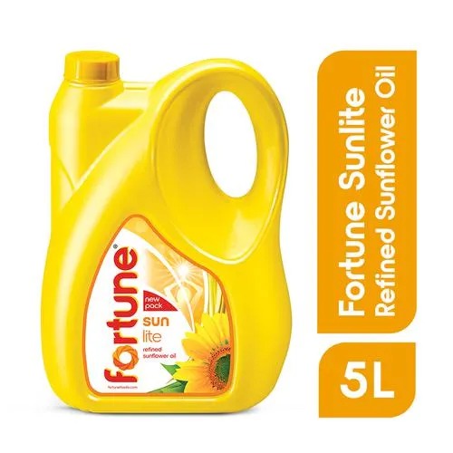 Fortune Sunlite Refined Sunflower Oil 5ltr