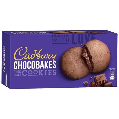 Cadbury Chocobakes Choc Filled Cookies  120gm