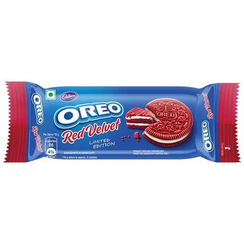Cadbury Oreo Red Velvet Biscuit  50gm