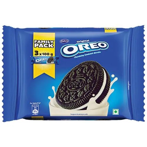 Cadbury Oreo Original Vanilla Sandwich Cream Biscuits  500gm