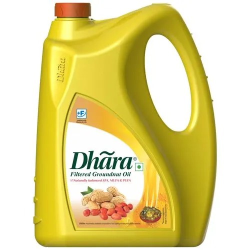 Dhara Oil - Groundnut, 5 L Can