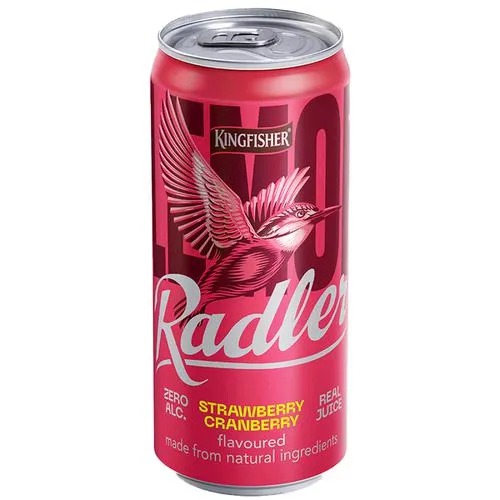 Kingfisher Radler Strawberry Cranberry Non Alcoholic Beer  300ml