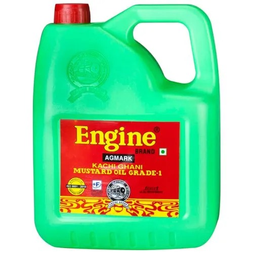 Engine Kachi Ghani Mustard Oil 5 L Jar