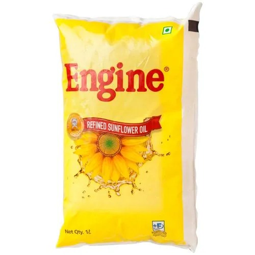 Engine Refined Sunflower Oil - Fortified with Vitamin A & Vitamin D, 1 L