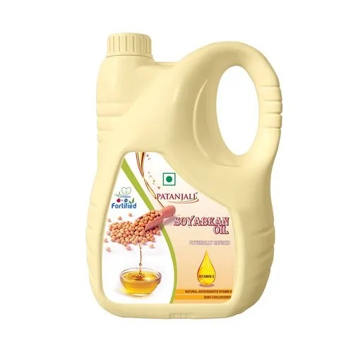 Patanjali Fortified Soyabean Oil, 5 L Jar
