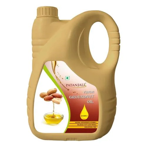 Patanjali Virgin Groundnut Oil, 5 L Jar