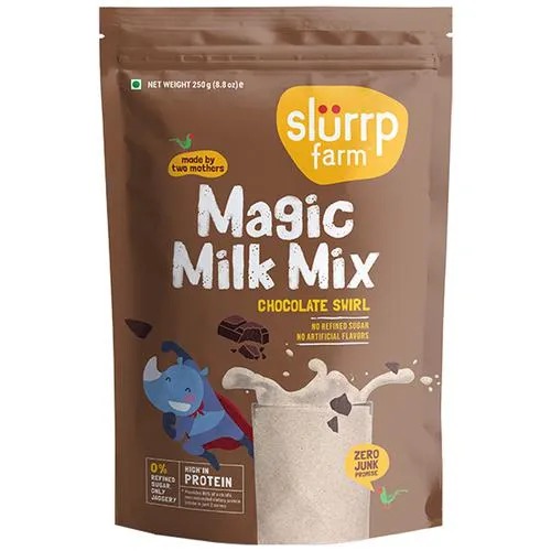 Slurrp Farm Chocolate Swirl Milk Drink Mix 220gm