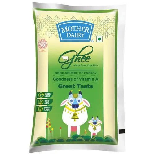 mother dairy Pure Cow - Ghee/Tuppa, 500 ml Pouch