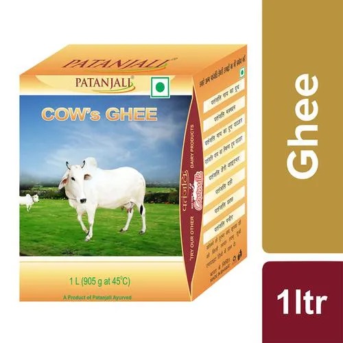 Patanjali Cow Ghee 1 L Carton