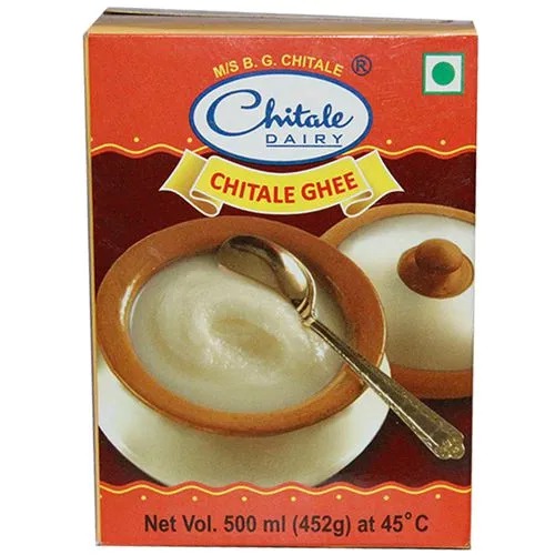 Chitale Dairy Pure Buffalo Ghee, 500 ml Carton