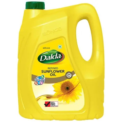 Dalda Refined Imported Sunflower Oil, 5 L