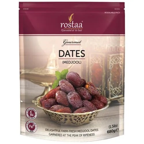 Rostaa Dates - Delightful Farm Fresh Medjool, 680 g